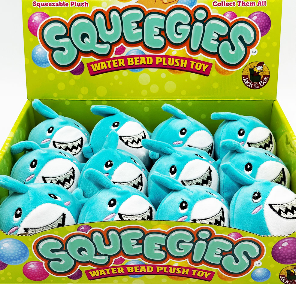 JB018 Shark Jelly Ball Squeegies Jack in the Box