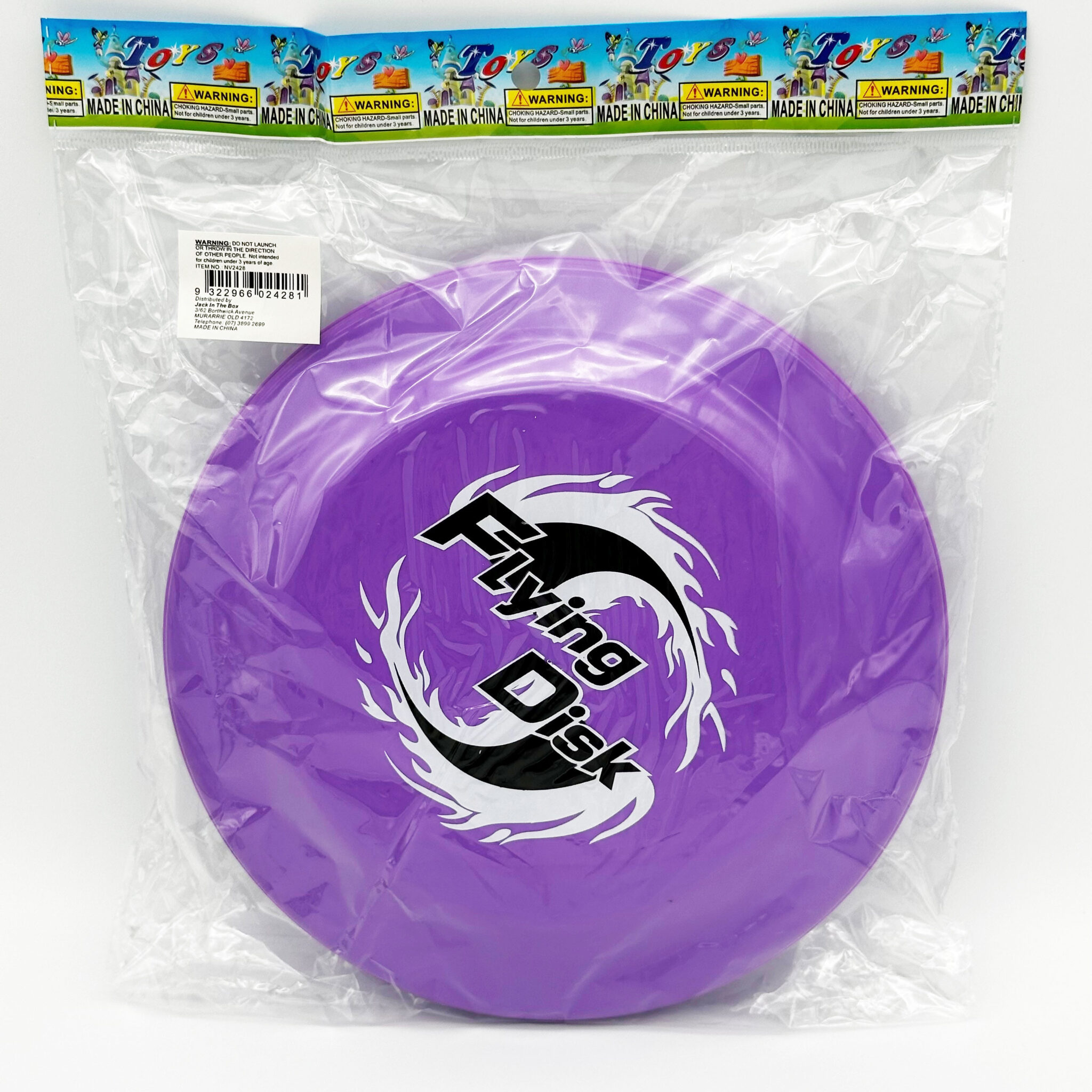 NV2428 Frisbee Flying Disk 22cm Jack in the Box