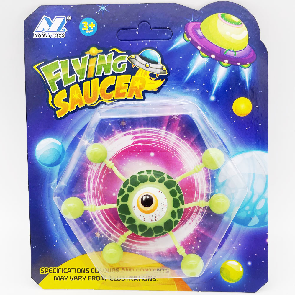 LD155 Glow Flying Saucer Jack in the Box